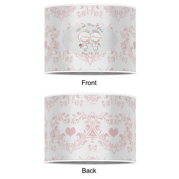 Wedding People 8" Drum Lampshade - APPROVAL (Poly Film)