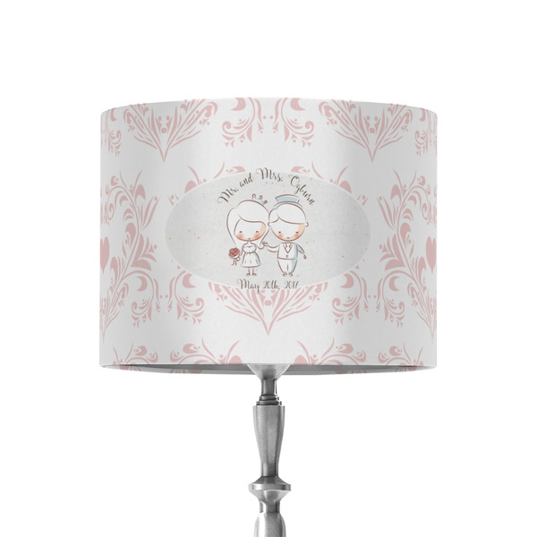 Custom Wedding People 8" Drum Lamp Shade - Fabric (Personalized)