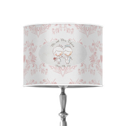 Wedding People 8" Drum Lamp Shade - Poly-film (Personalized)