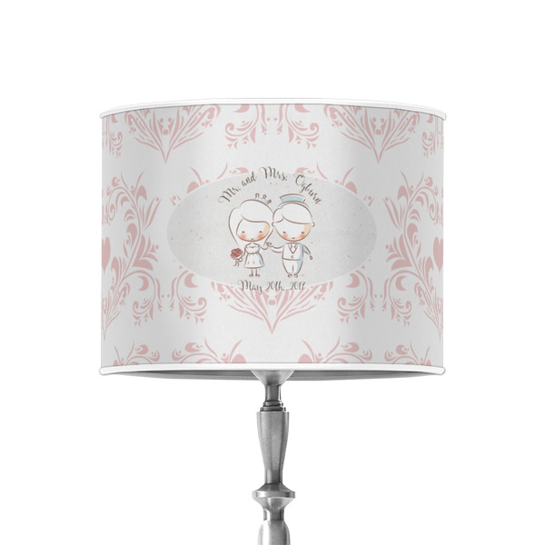 Custom Wedding People 8" Drum Lamp Shade - Poly-film (Personalized)