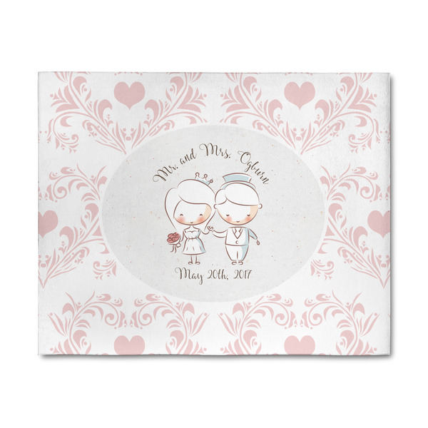 Custom Wedding People 8' x 10' Indoor Area Rug (Personalized)