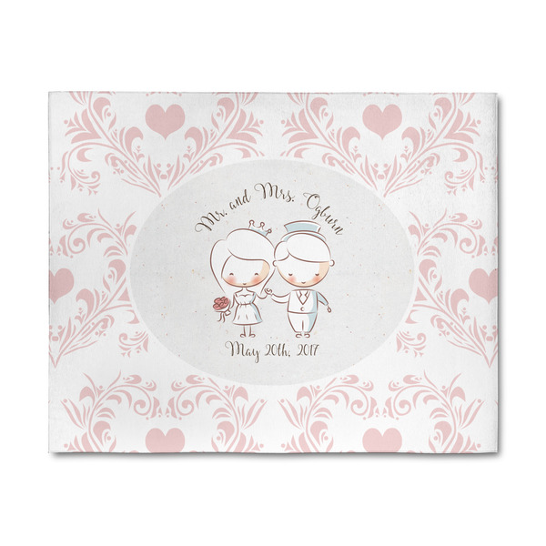 Custom Wedding People 8' x 10' Patio Rug (Personalized)