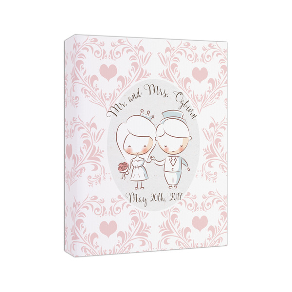 Wedding People 8x10 - Canvas Print - Angled View