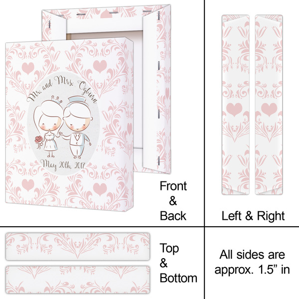 Wedding People 8x10 - Canvas Print - Approval