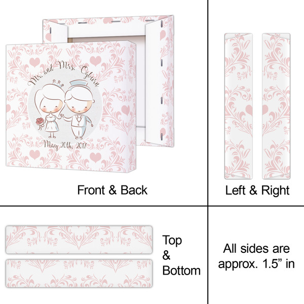 Wedding People 8x8 - Canvas Print - Approval