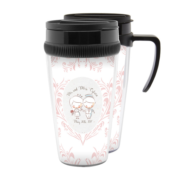 Custom Wedding People Acrylic Travel Mug (Personalized)