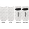 Wedding People Adult Ankle Socks - Double Pair - Front and Back - Apvl