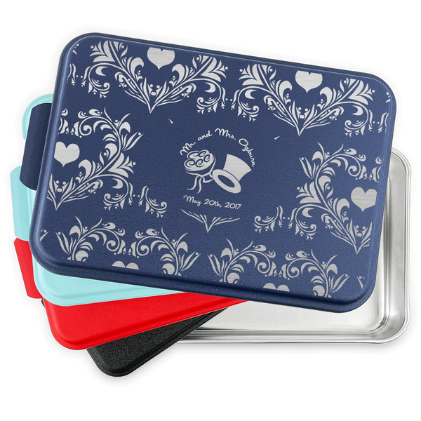 Wedding People Aluminum Cake Pan with Lid - PARENT/MAIN