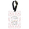 Wedding People Metal Luggage Tag w/ Couple's Names