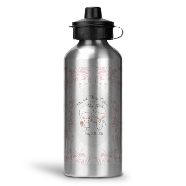 Custom Wedding People Water Bottles - 20 oz - Aluminum (Personalized)