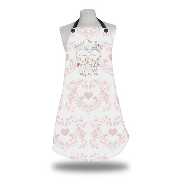 Wedding People Apron on Mannequin