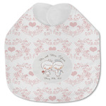 Wedding People Jersey Knit Baby Bib w/ Couple's Names