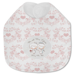 Wedding People Jersey Knit Baby Bib w/ Couple's Names