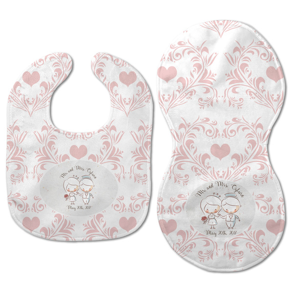 Wedding People Baby Bib & Burp Set - Approval (new bib & burp)