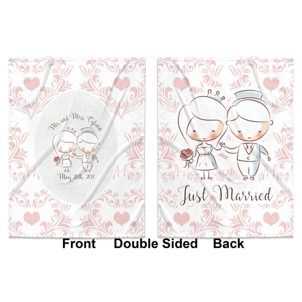 Wedding People Baby Blanket (Double Sided - Printed Front and Back)