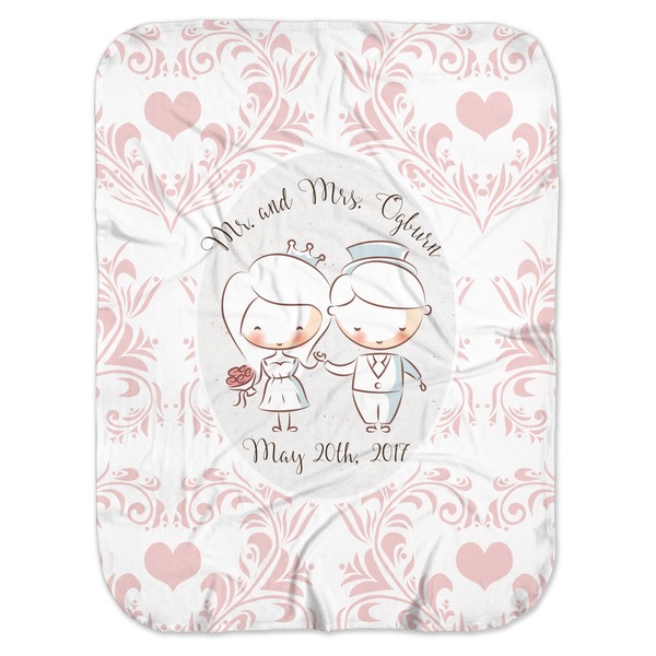 Custom Wedding People Baby Swaddling Blanket (Personalized)