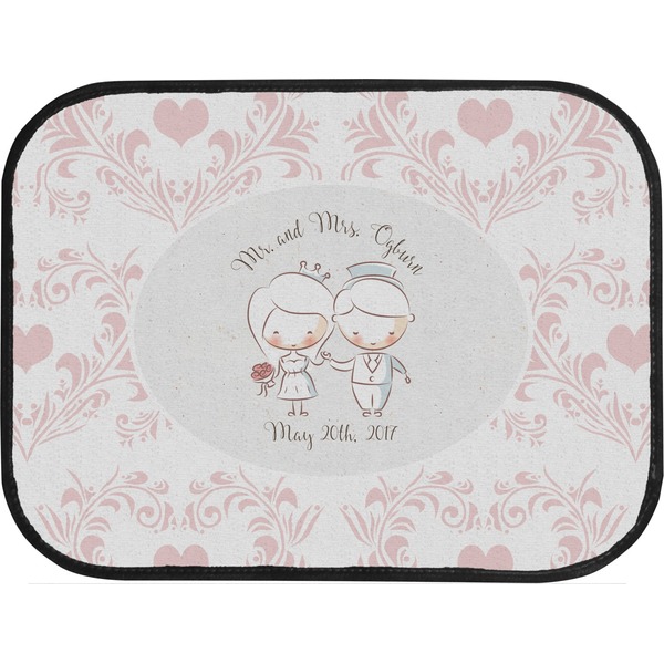 Wedding People Back Seat Car Mat