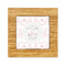 Wedding People Bamboo Trivet with 6" Tile - FRONT