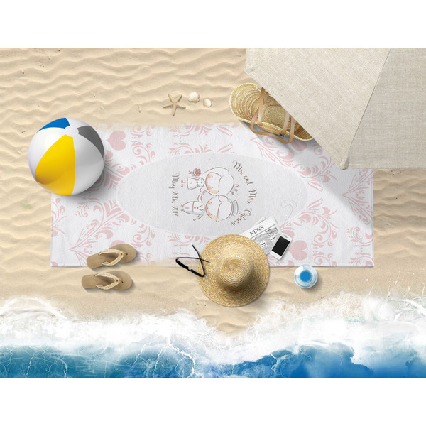 Wedding People Beach Towel Lifestyle