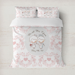 Wedding People Duvet Cover Set - Full / Queen (Personalized)