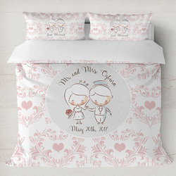 Wedding People Duvet Cover Set - King (Personalized)