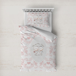 Wedding People Duvet Cover Set - Twin XL (Personalized)