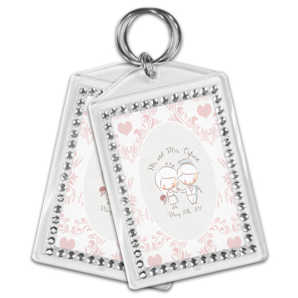 Wedding People Bling Keychain - MAIN