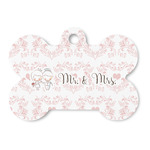 Wedding People Bone Shaped Dog ID Tag (Personalized)