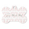 Wedding People Bone Shaped Dog ID Tag (Personalized)