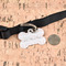 Wedding People Bone Shaped Dog ID Tag - Large - In Context