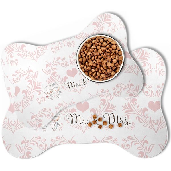 Wedding People Bone Shaped Dog Mats - MAIN