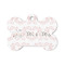 Wedding People Bone Shaped Dog ID Tag - Small (Personalized)