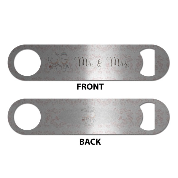 Wedding People Bottle Opener - Front & Back