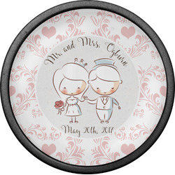 Wedding People Cabinet Knob (Black) (Personalized)