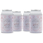 Wedding People Can Cooler (12 oz) - Set of 4 w/ Couple's Names