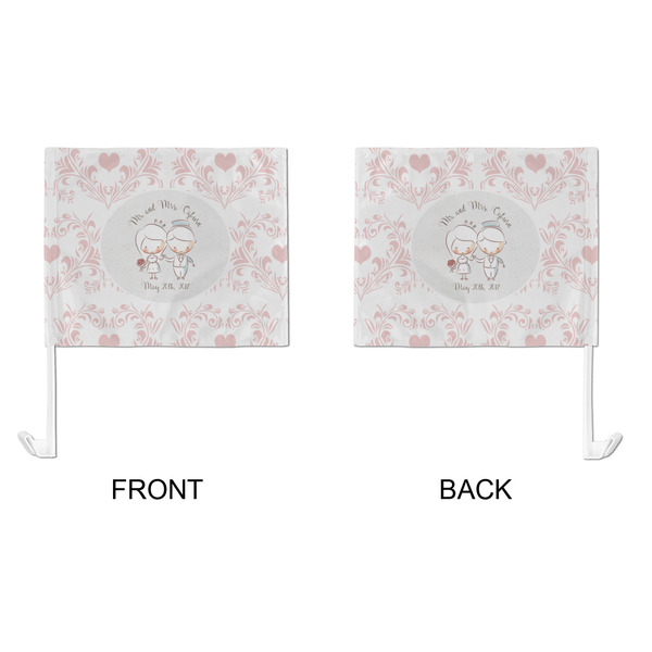 Wedding People Car Flag - Large - APPROVAL