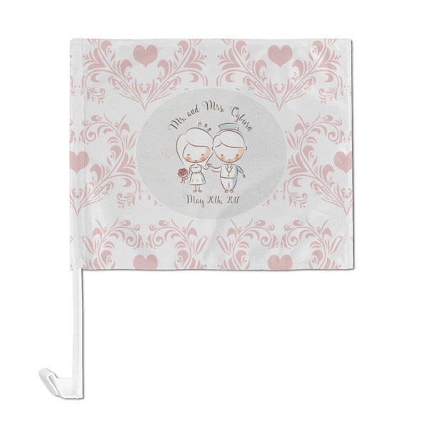 Wedding People Car Flag - Large - FRONT