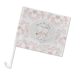 Wedding People Car Flag (Personalized)