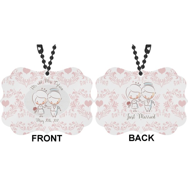 Wedding People Car Ornament (Approval)