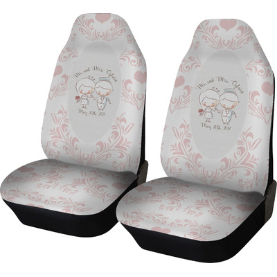 Wedding People Car Seat Covers (Set of Two) (Personalized)