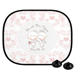 Wedding People Car Side Window Sun Shade (Personalized)
