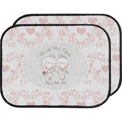 Wedding People Car Floor Mats (Back Seat) (Personalized)