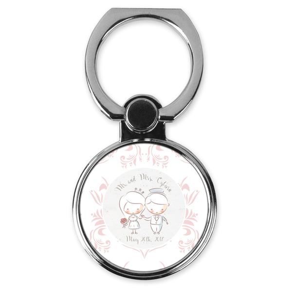 Custom Wedding People Cell Phone Ring Stand & Holder (Personalized)