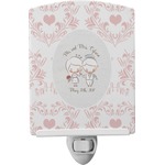 Wedding People Ceramic Night Light (Personalized)