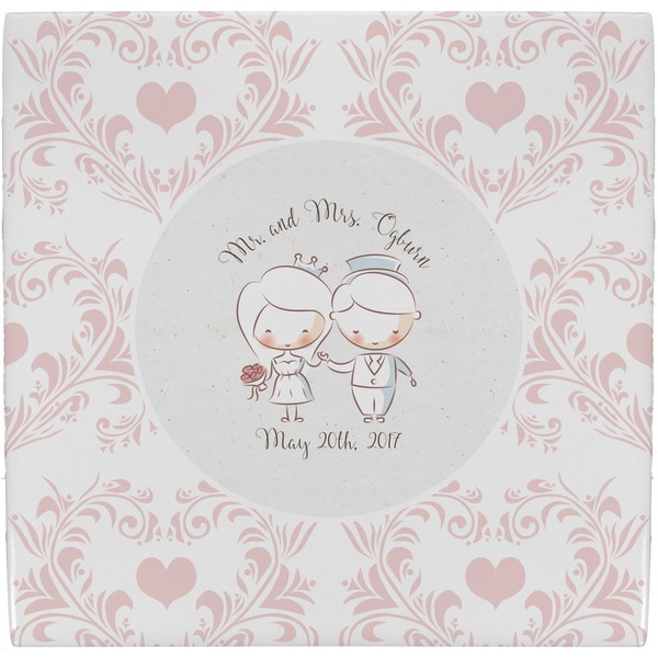 Custom Wedding People Ceramic Tile Hot Pad (Personalized)