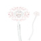 Wedding People 7" Oval Plastic Stir Sticks - Clear (Personalized)