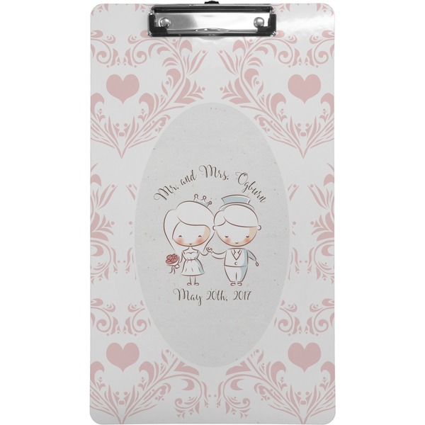 Custom Wedding People Clipboard (Legal Size) (Personalized)