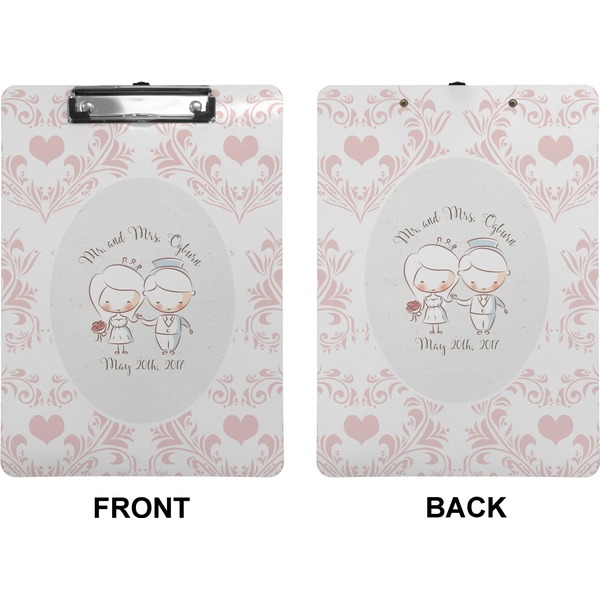 Wedding People Clipboard (Letter) (Front + Back)
