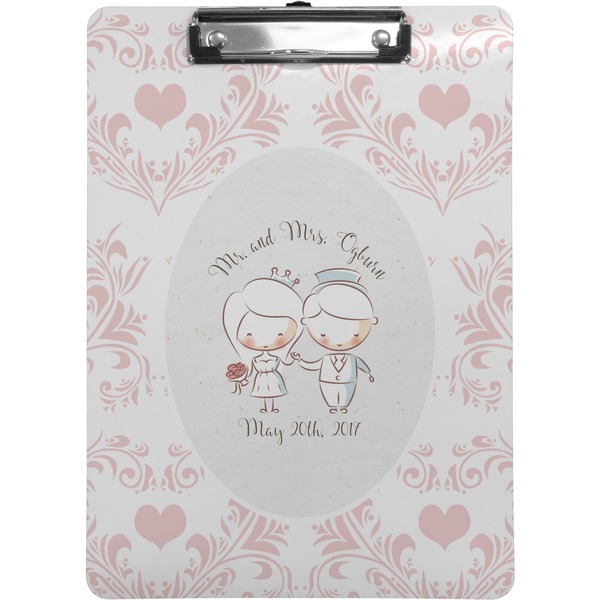 Custom Wedding People Clipboard (Letter Size) (Personalized)