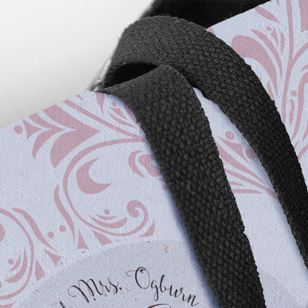 Wedding People Closeup of Tote w/Black Handles